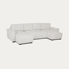 Sofá - Cama Panorâmico 5 Lugares com 2 Chaise Longue - JordanC1512ACSRG8240_C24