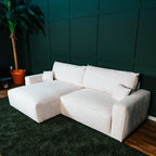 Sofá - Cama 4 Lugares com Chaise Longue Reversível - LaurenC1511ACSRG7902_C24