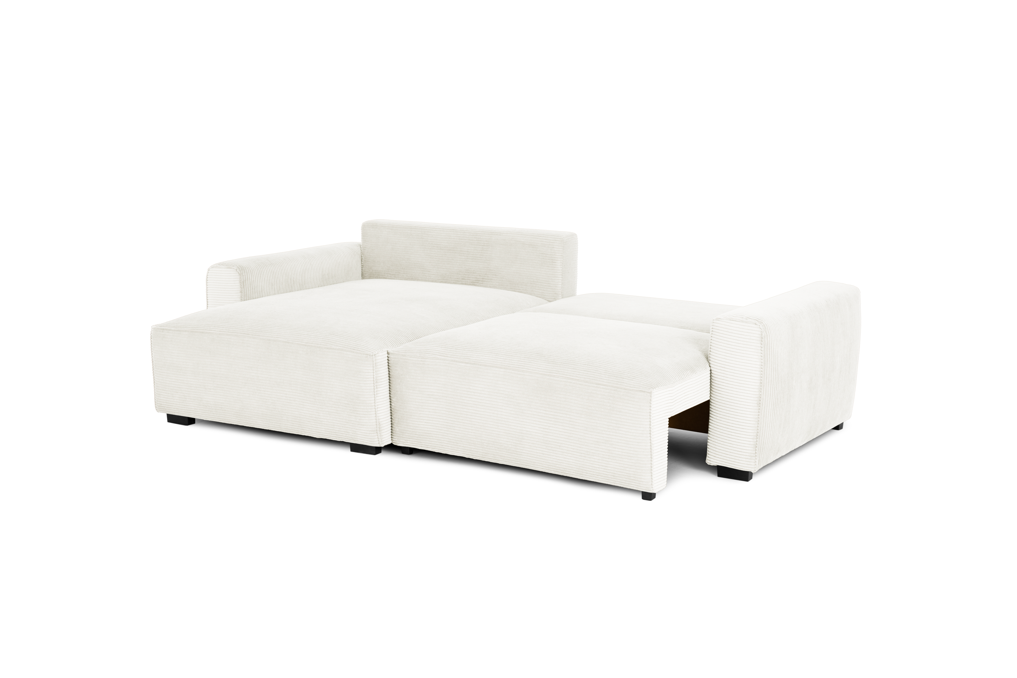 4 Seater Sofa Bed with Chaise Longue - Lauren