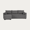 Sofa Bed 3 Seats with Reversible Chaise Longue - Leah