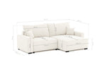 Sofá - Cama 4 Lugares com Chaise Longue Reversível - LaurenC1511ACSRG7902_C24