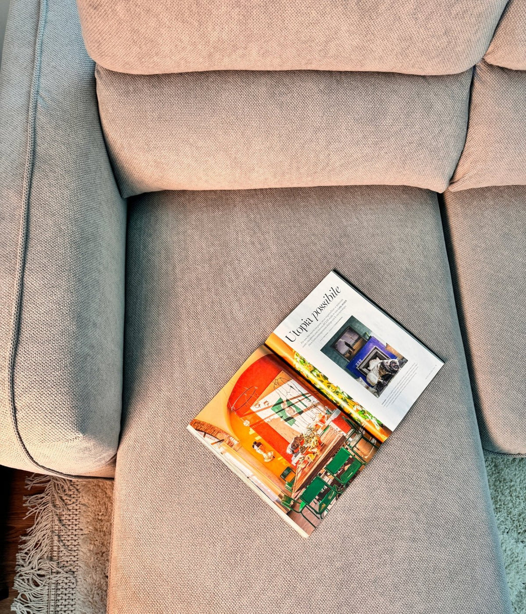 Sofá - Cama 4 Lugares com Chaise Longue Reversível e Cabeceiras Ajustáveis - MorganC1454CFSRG9140_C24