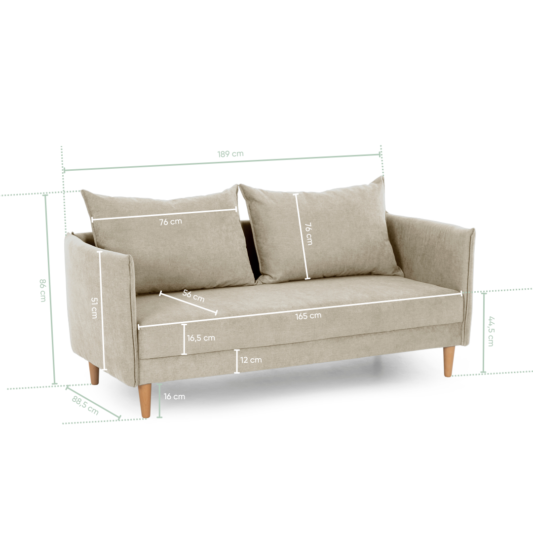 3 Seater Sofa - Melanie