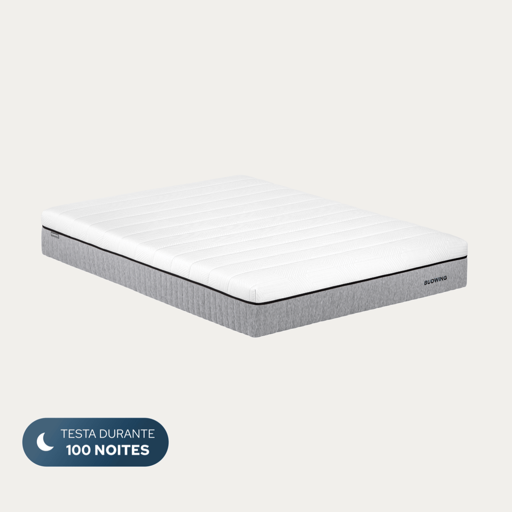Colchão de Espuma Viscoelástica com infusão de Soja + Espuma de Alta Resiliência e Perfilada - NatureColchão de Espuma Viscoelástica com infusão de Soja + Espuma de Alta Resiliência e Perfilada - Nature