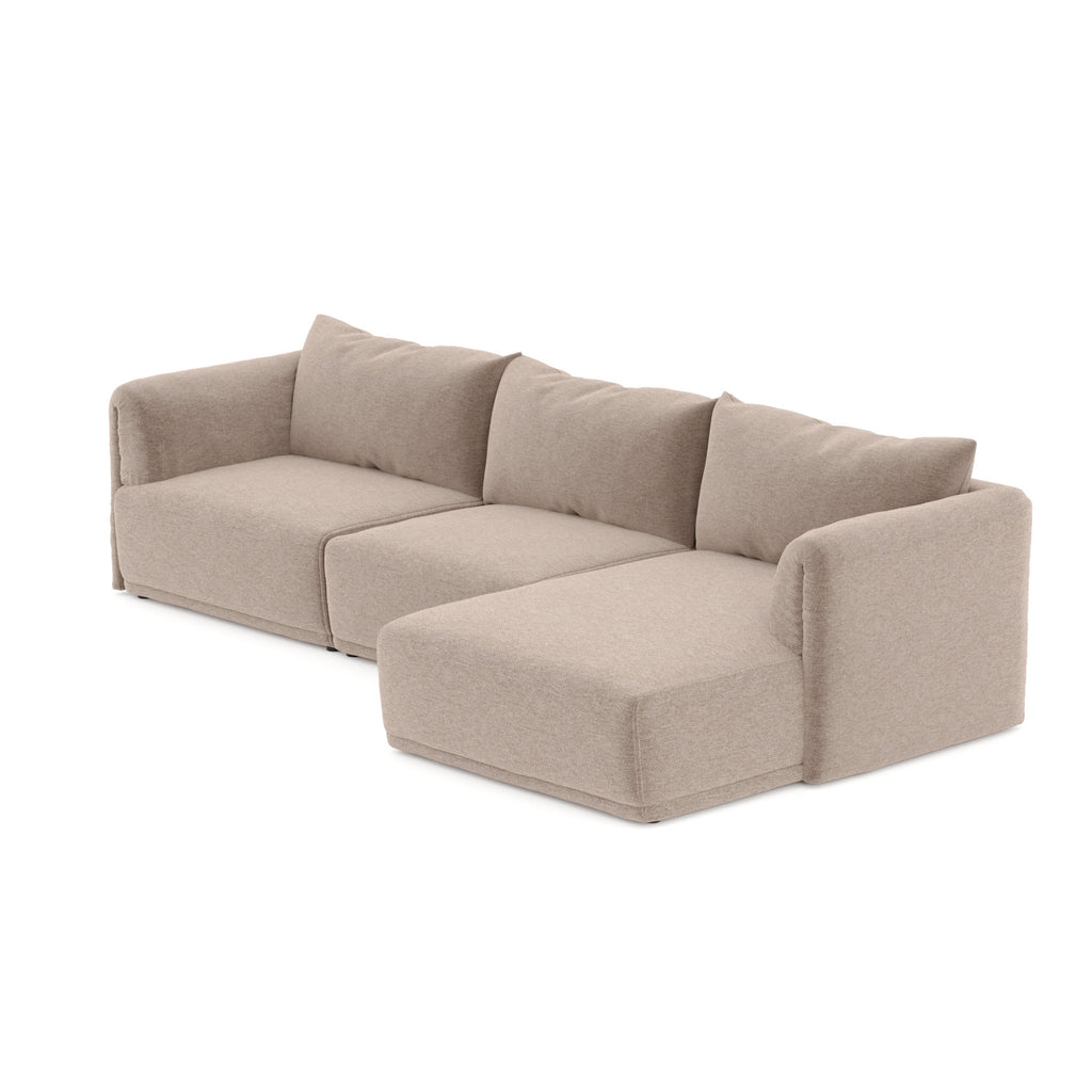 Sofá Chaise Longue de Canto 5 Lugares – EloraSofá Chaise Longue de Canto 5 Lugares – Elora