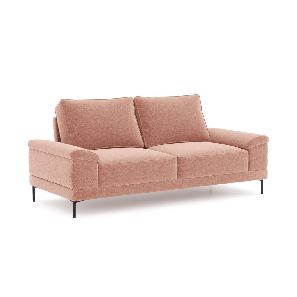 Sofá 3 Lugares com Pé Alto Metálico – LyraSofá 3 Lugares com Pé Alto Metálico – Lyra