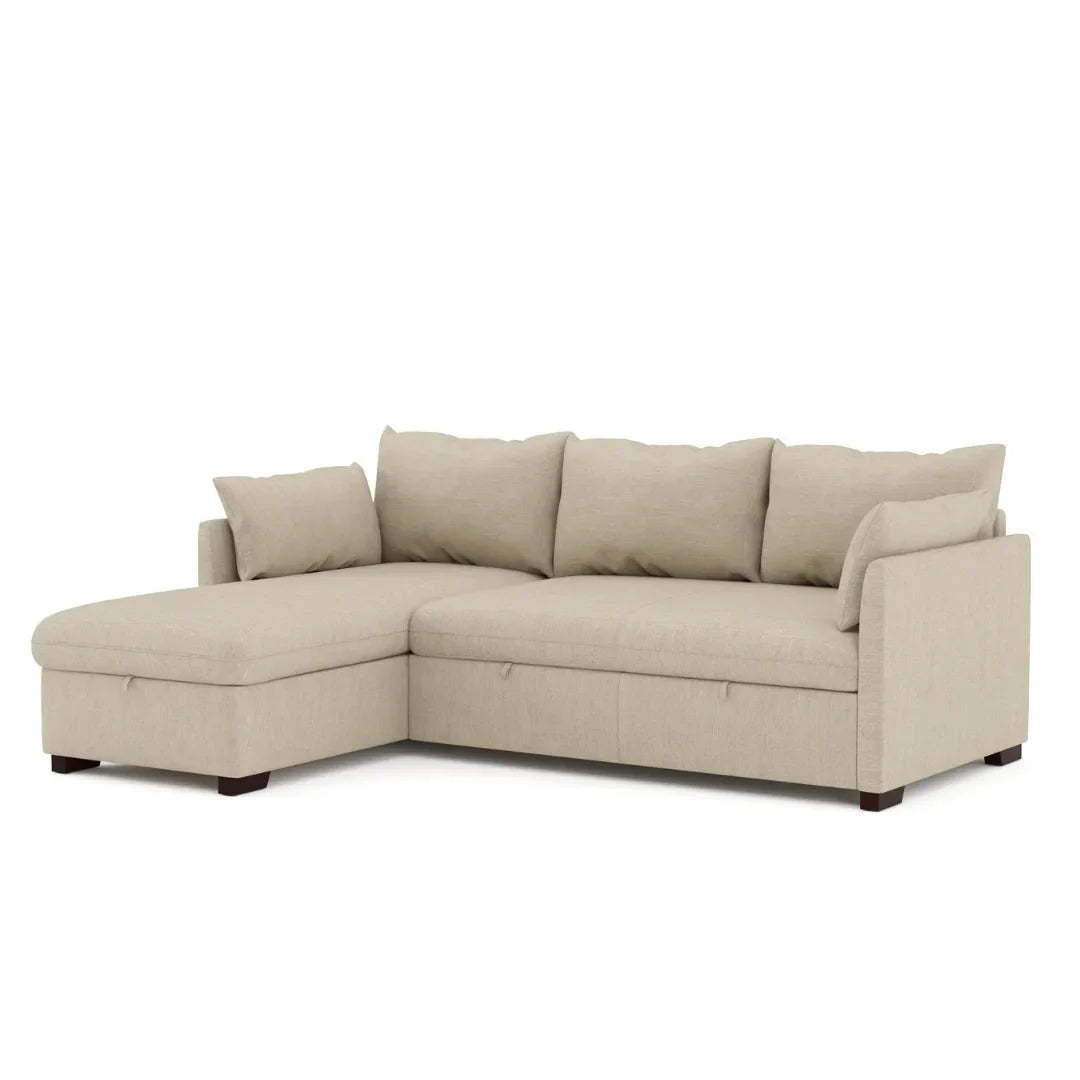 Orlando Sofa Bed 3 Seater - Chaise Longue - BUDWING