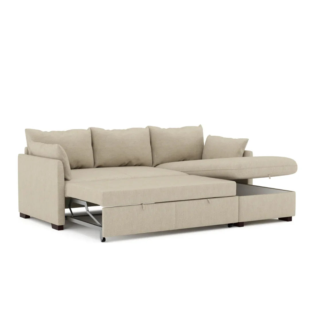 Orlando Sofa Bed 3 Seater - Chaise Longue - BUDWING