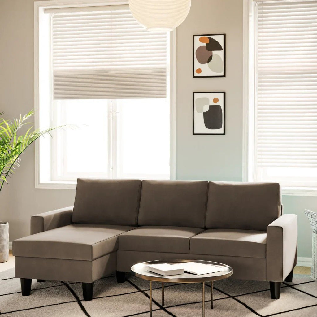 Sofá 3 Lugares com Chaise Longue Reversível - FoxC1032BSSRG0241_C24