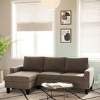 Sofá 3 Lugares com Chaise Longue Reversível - FoxC1032BSSRG0241_C24