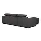 Sofá - cama de 4 lugares com chaise longue reversível, cabeceiras ajustáveis e 2 pufes – JohnC689BCSRIPU160_C24