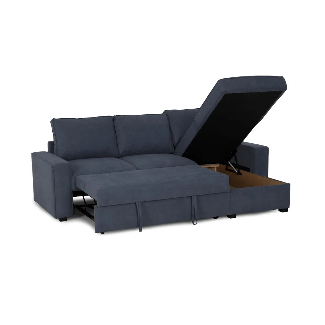 Nina Sofa - 3 Seats Sofa Bed, Chaise Longue - BUDWING