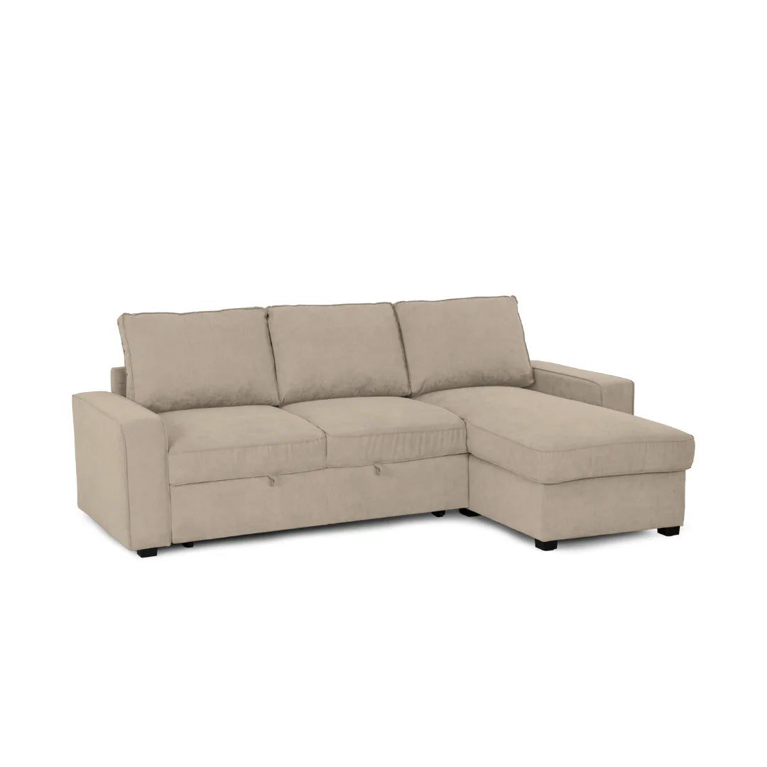 Nina Sofa - 3 Seats Sofa Bed, Chaise Longue - BUDWING