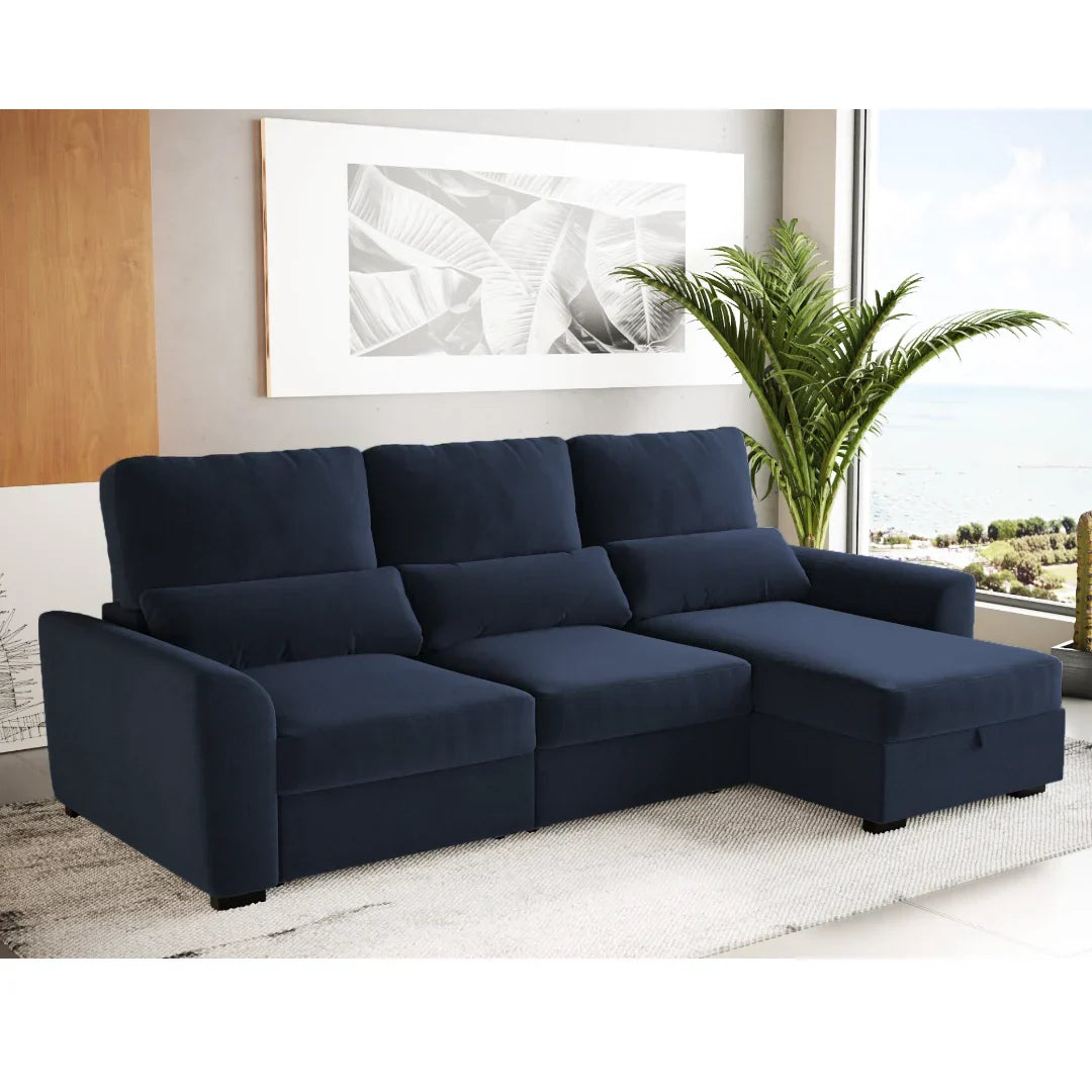 Oliver Sofa - 3 Seater Sofa Bed, Chaise Longue - BUDWING