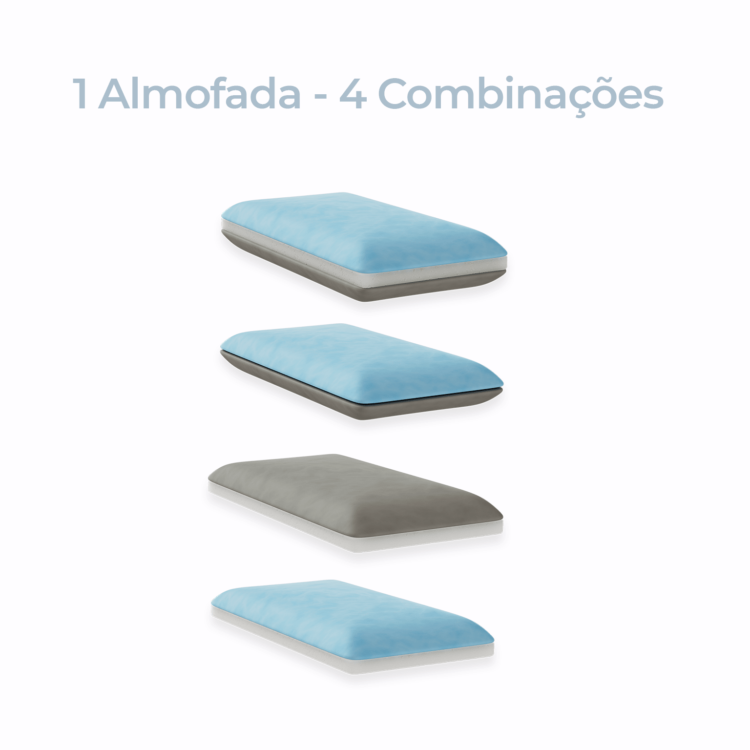 Almofada Cervical Ajustável SORA – Sono PersonalizadoBudwing