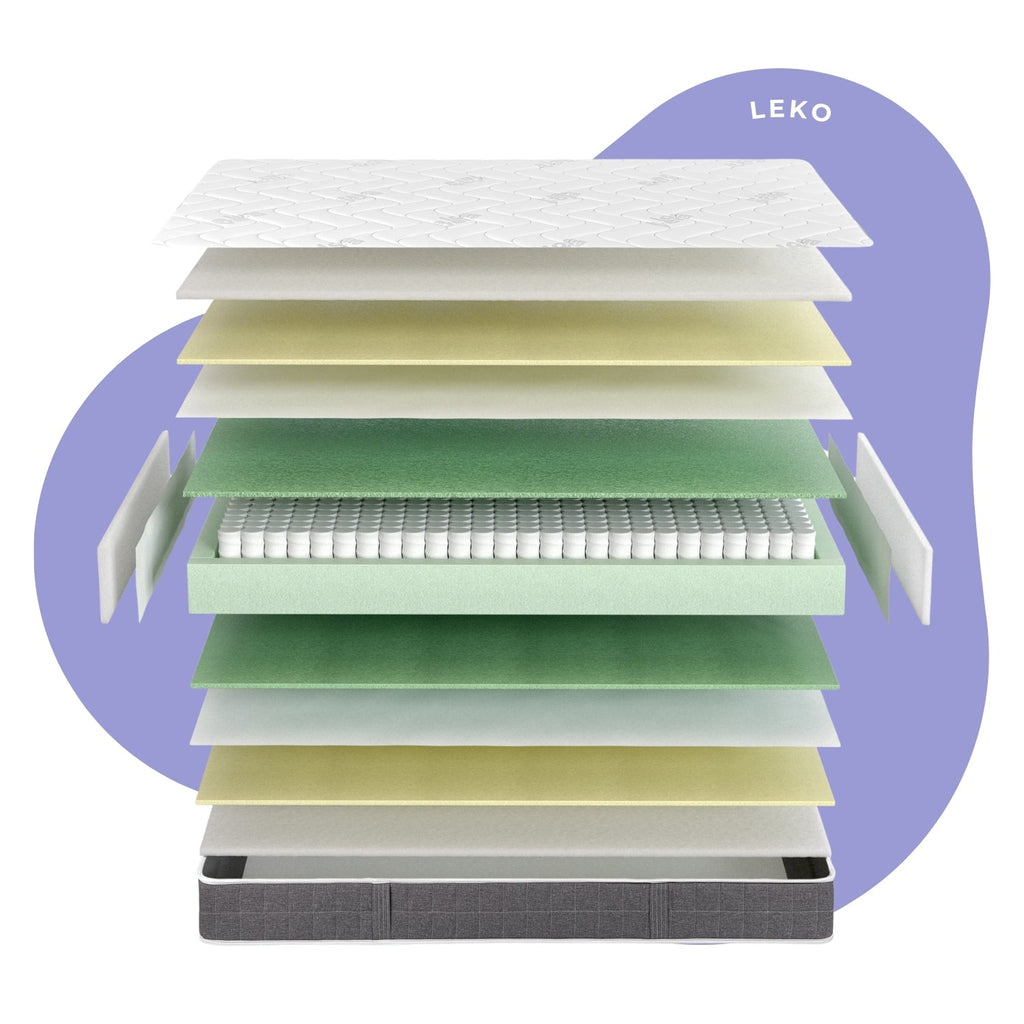 Colchão Reversível de Molas Ensacadas - LekoBudwing