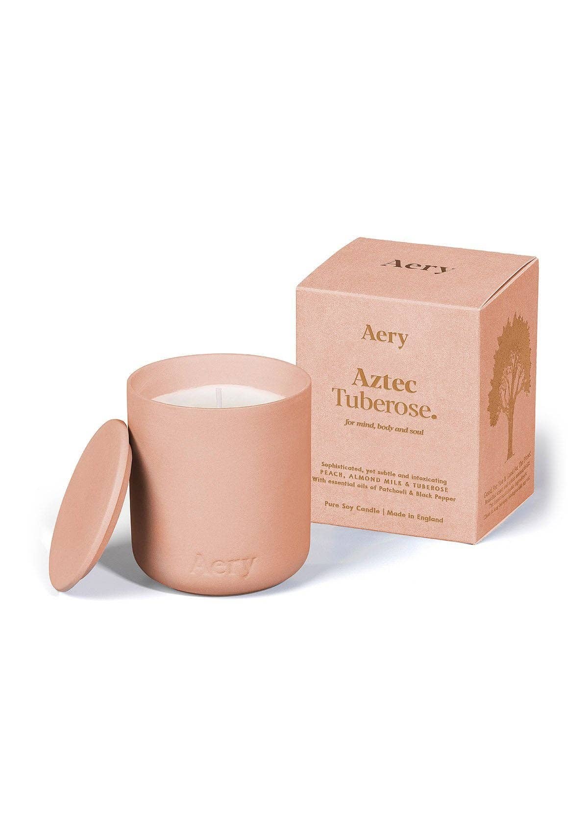 Scented Candle - Aztec Tuberose - Almond Milk and Tuberose