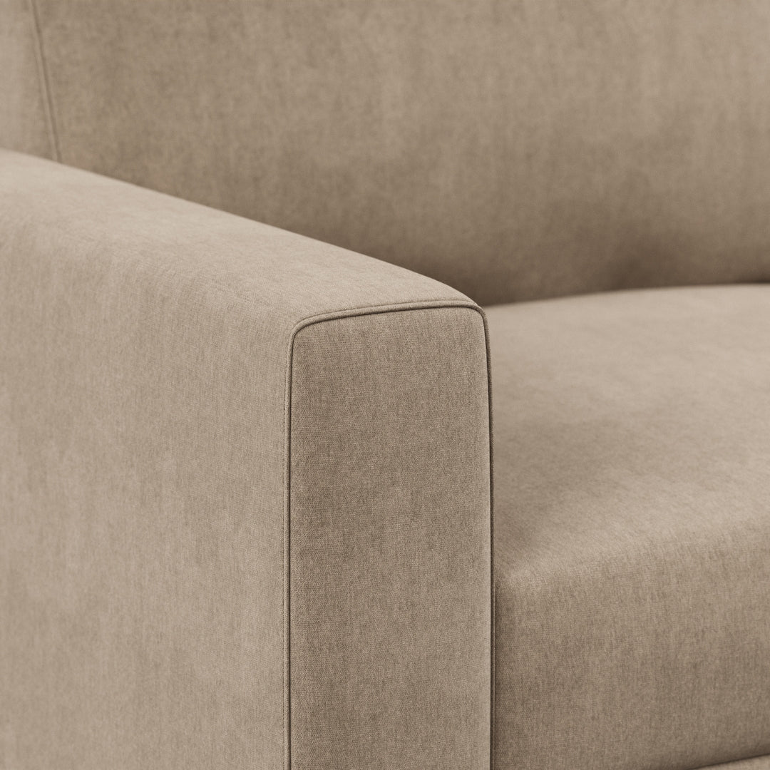 Sofá 3 Lugares com Chaise Longue Reversível - FoxSofá de CantoBudwing