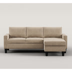 Sofá 3 Lugares com Chaise Longue Reversível - FoxSofá de CantoBudwing