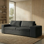 Sofá - Cama 3 Lugares + 2 Puffs - AverySofáBudwing