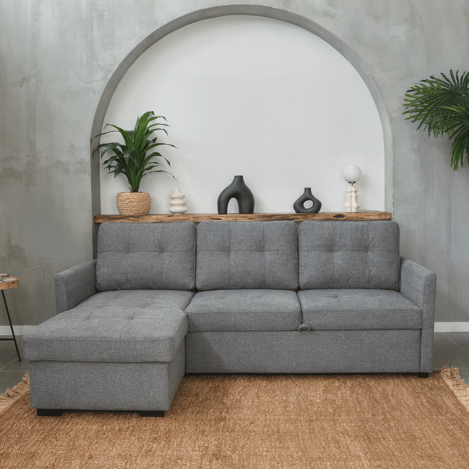 Sofá - cama 3 Lugares com chaise longue - EnzoBudwing