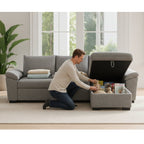 Sofá - cama 3 Lugares com chaise longue - LorenzoSofá CamaBudwing