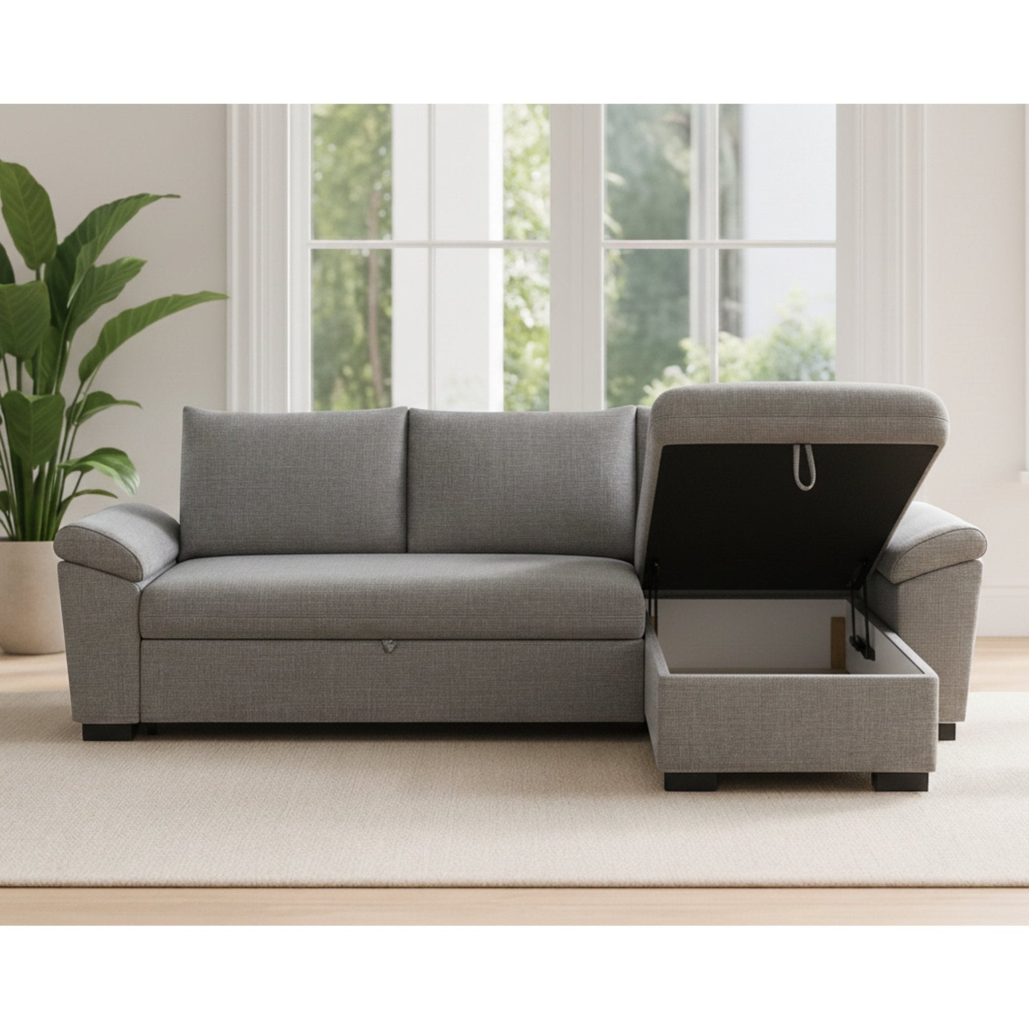 Sofá - cama 3 Lugares com chaise longue - LorenzoSofá CamaBudwing