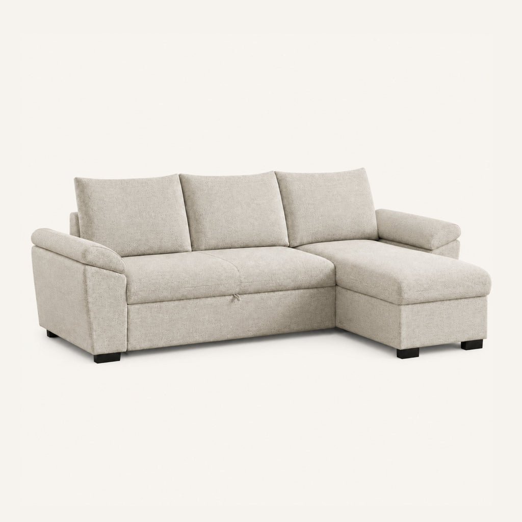 Sofá-cama 3 Lugares com chaise longue - LorenzoSofáBudwing