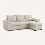 Sofá-cama 3 Lugares com chaise longue - LorenzoSofáBudwing