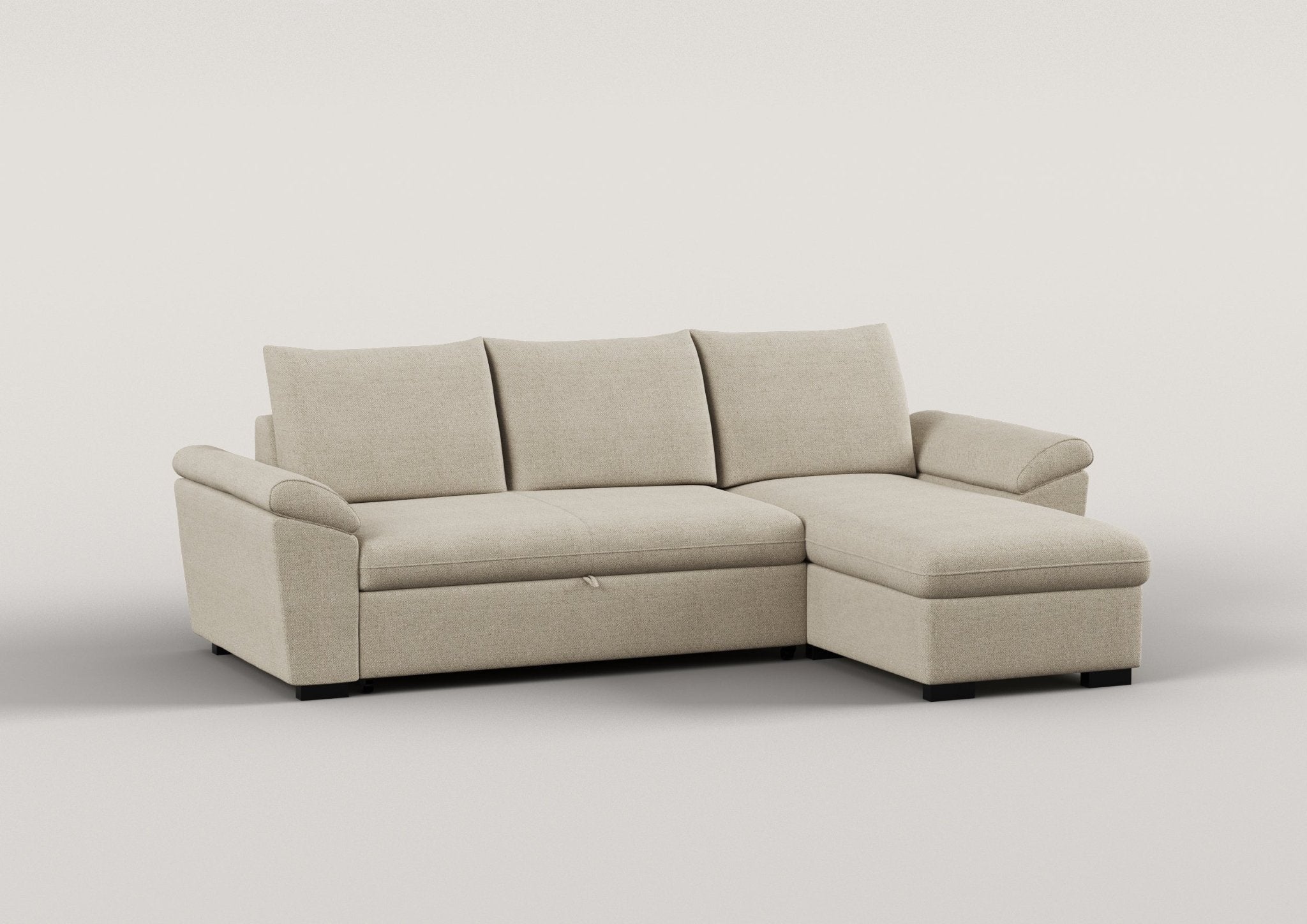 Sofá-cama 3 Lugares com chaise longue - LorenzoSofáBudwing