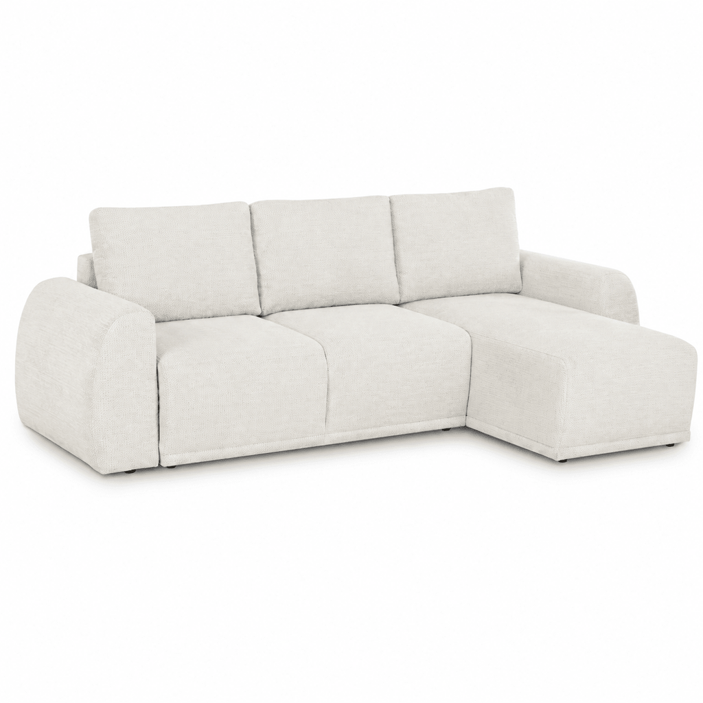 Sofá-Cama 3 Lugares com Chaise Longue Reversível - NoaSofáBudwing
