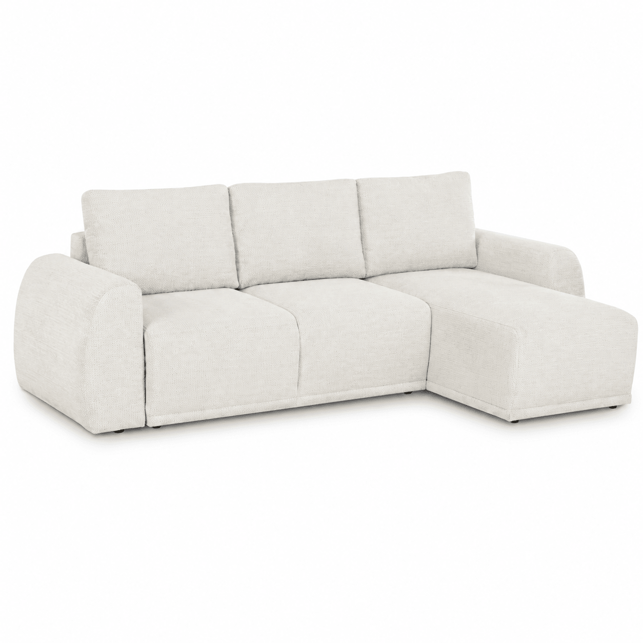 Sofá-Cama 3 Lugares com Chaise Longue Reversível - NoaSofáBudwing