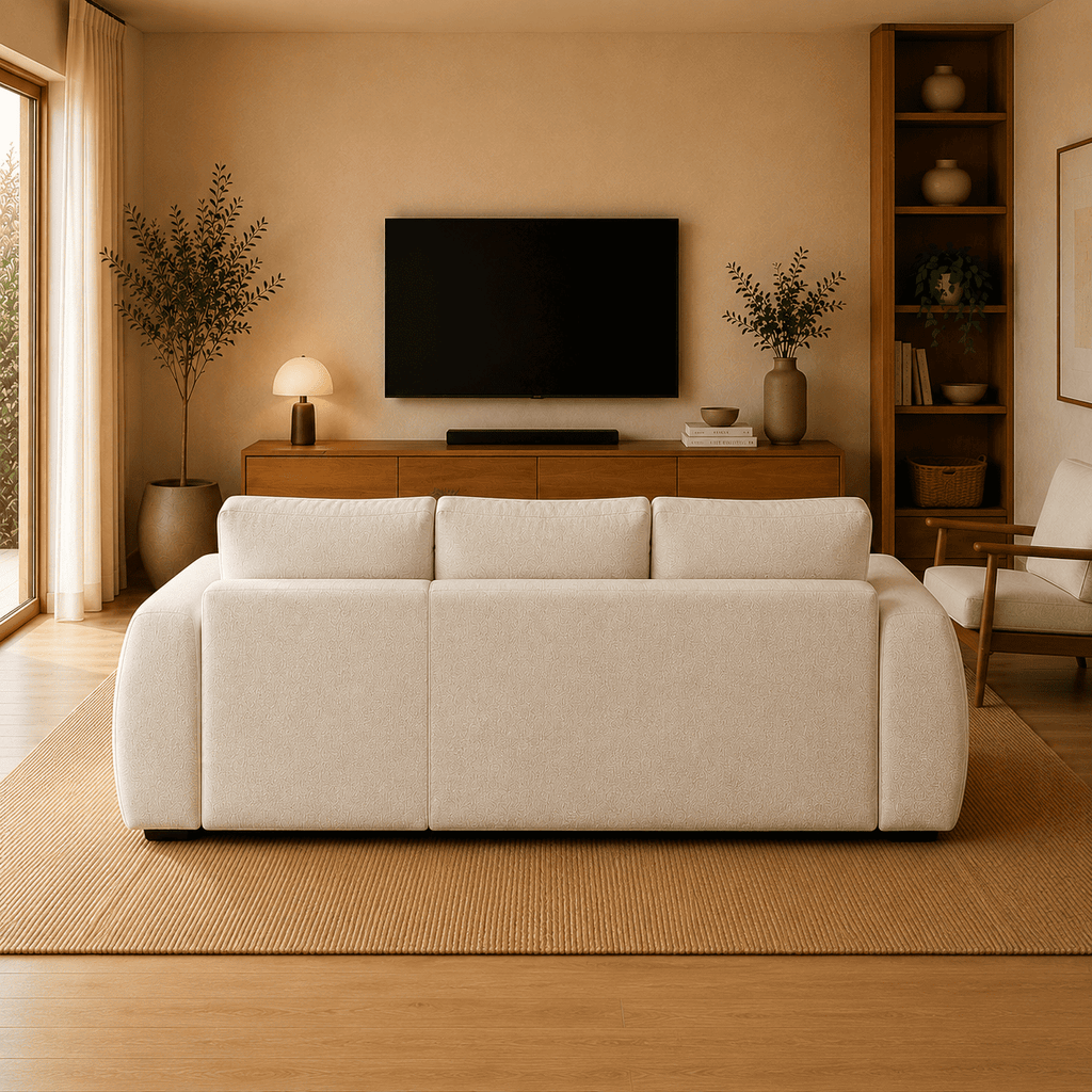 Sofá-Cama 3 Lugares com Chaise Longue Reversível - NoaSofáBudwing