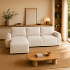 Sofá-Cama 3 Lugares com Chaise Longue Reversível - NoaSofáBudwing