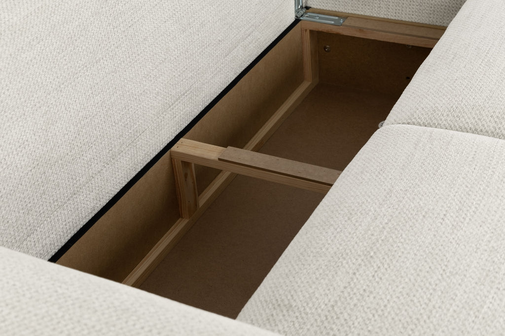 Sofá-Cama 3 Lugares com Chaise Longue Reversível - NoaSofáBudwing