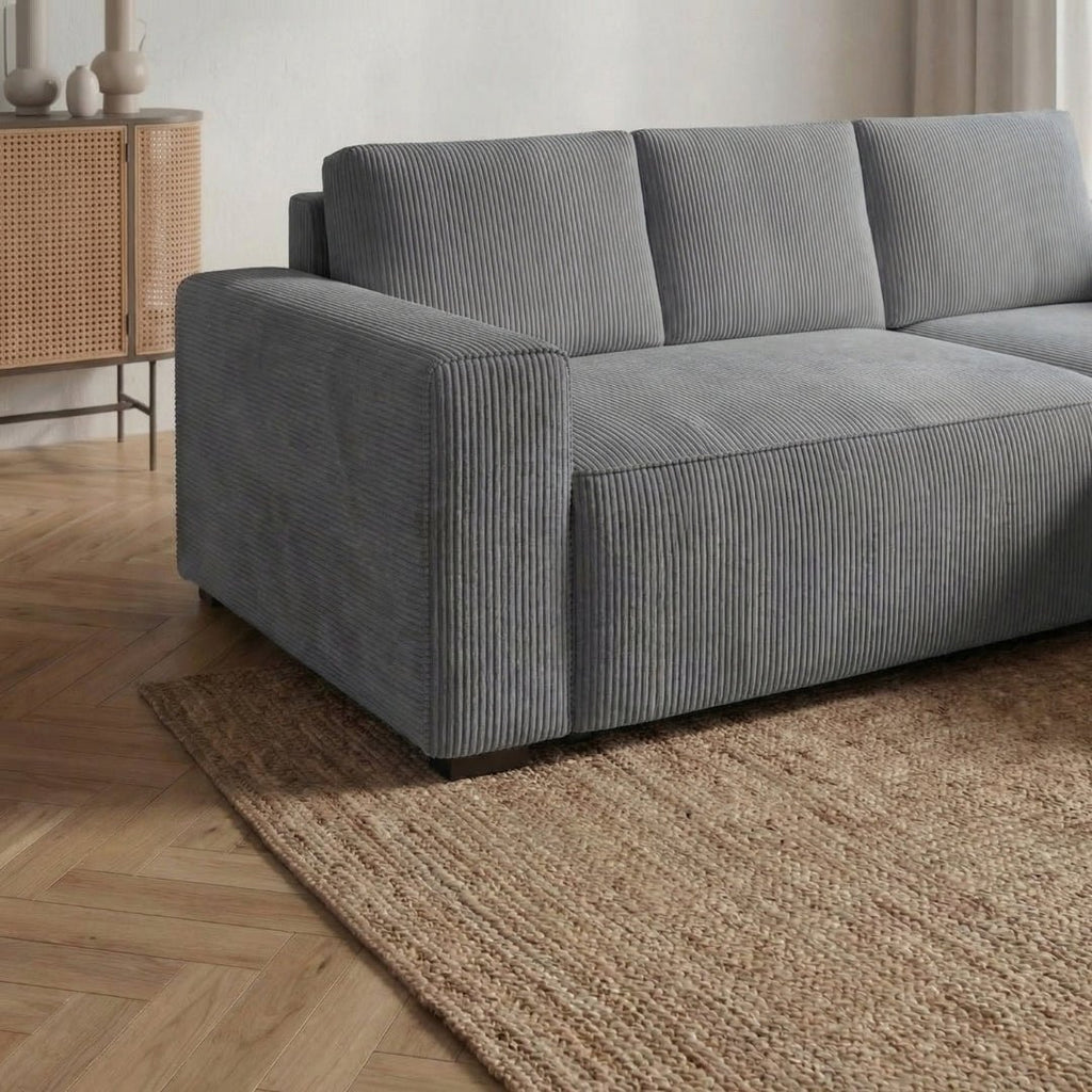 Sofá - Cama 4 Lugares com Chaise Longue Reversível - JadeBudwing