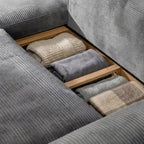 Sofá - Cama 4 Lugares com Chaise Longue Reversível - JadeBudwing