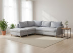 Sofá Cama Chaise Longue de Canto 5 Lugares – AriaSofáBudwing
