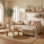 Sofá - cama de 3 lugares com chaise longue e arrumação – OrlandoSofáBudwing