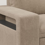 Sofá - cama de canto de 4 lugares com puff e arrumação extra – ZurieSofa BedBudwing