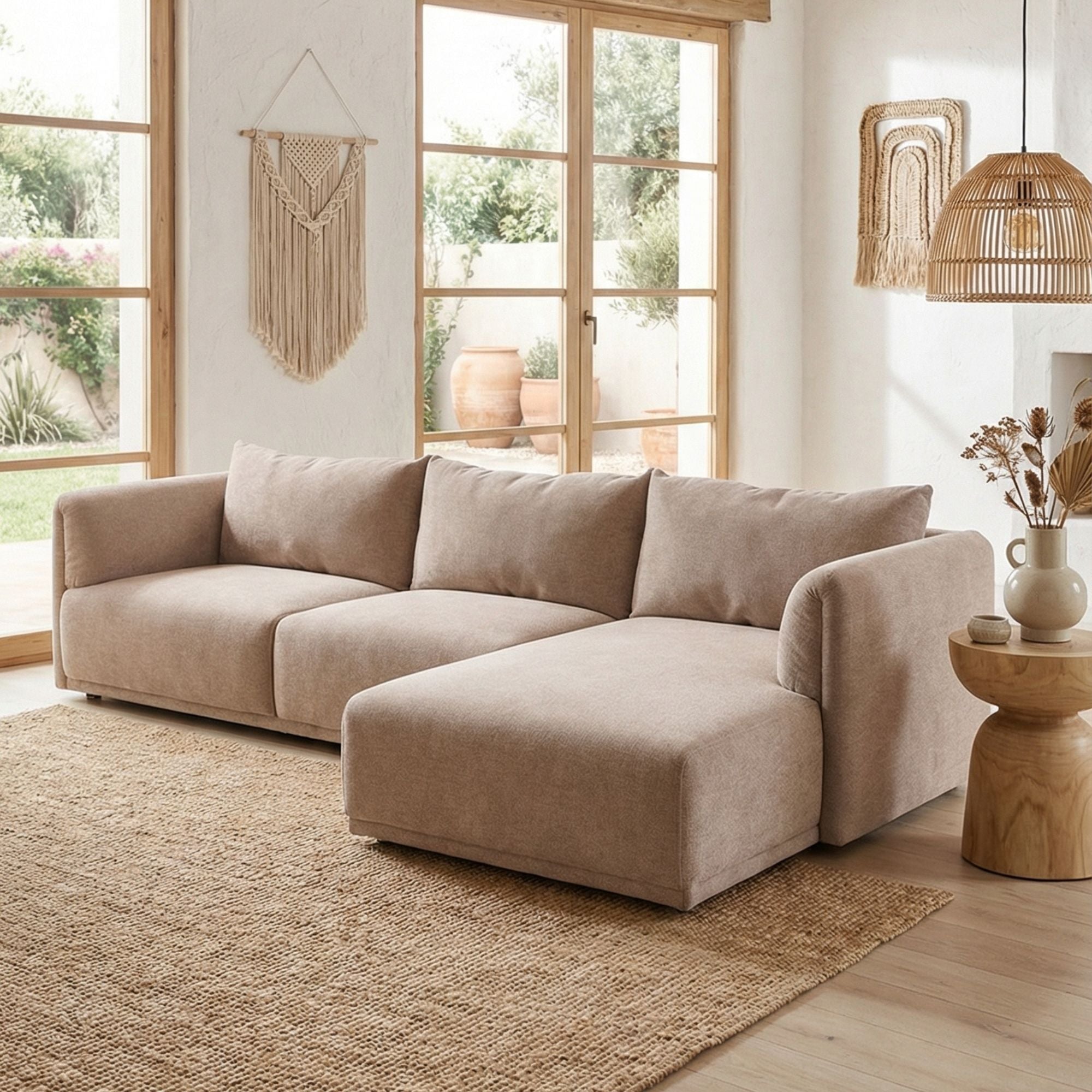 Sofá Chaise Longue de Canto 5 Lugares – EloraBudwing