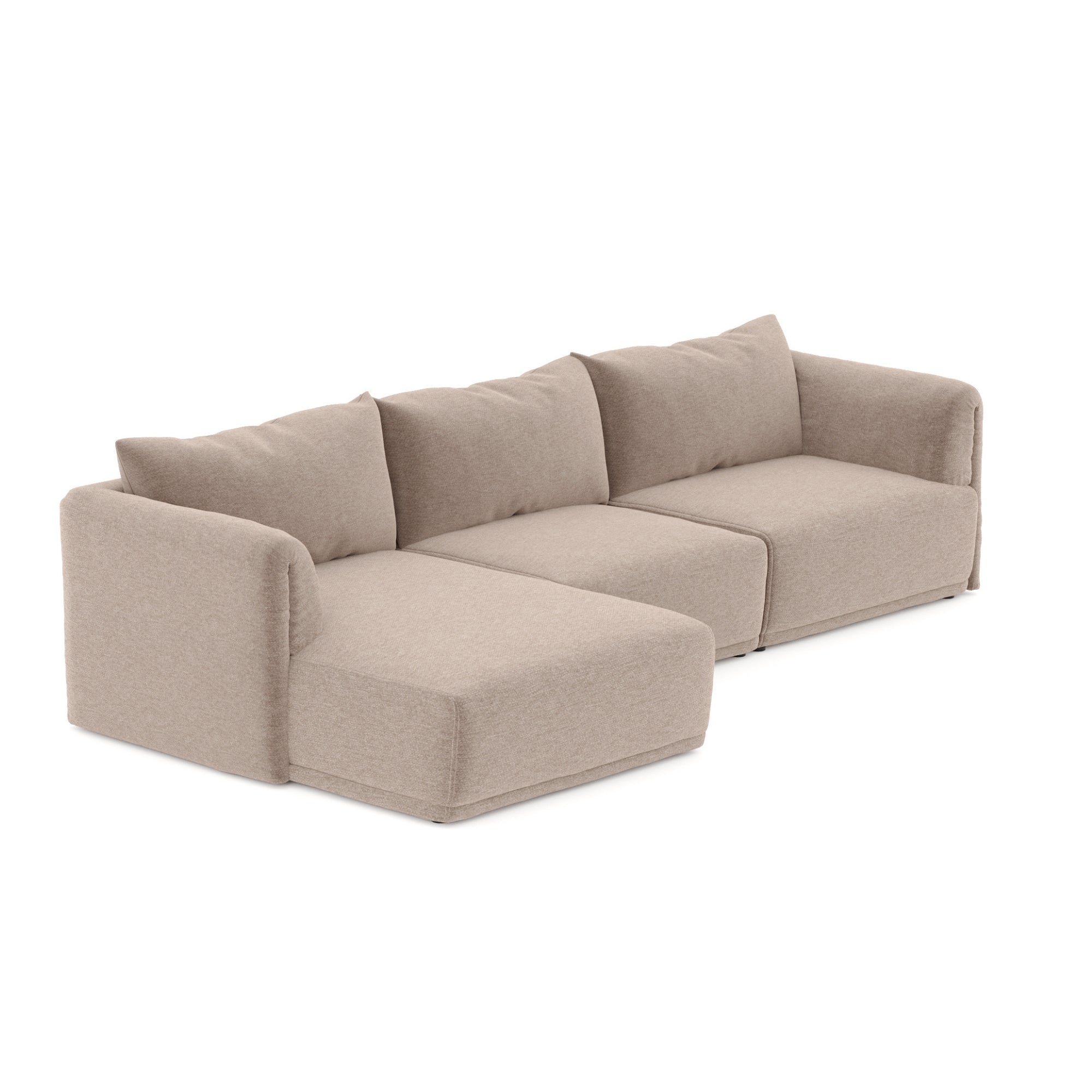Sofá Chaise Longue Esquerda 5 Lugares – EloraSofáBudwing
